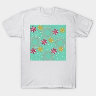 Christmas snow flakes T-Shirt